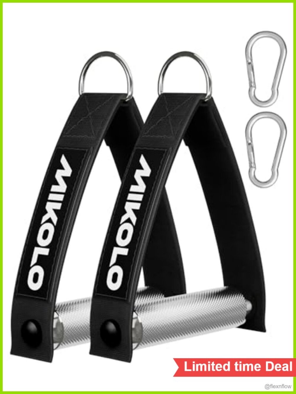 Aluminum Alloy D Handle Cable Machine Attachments with Bearing